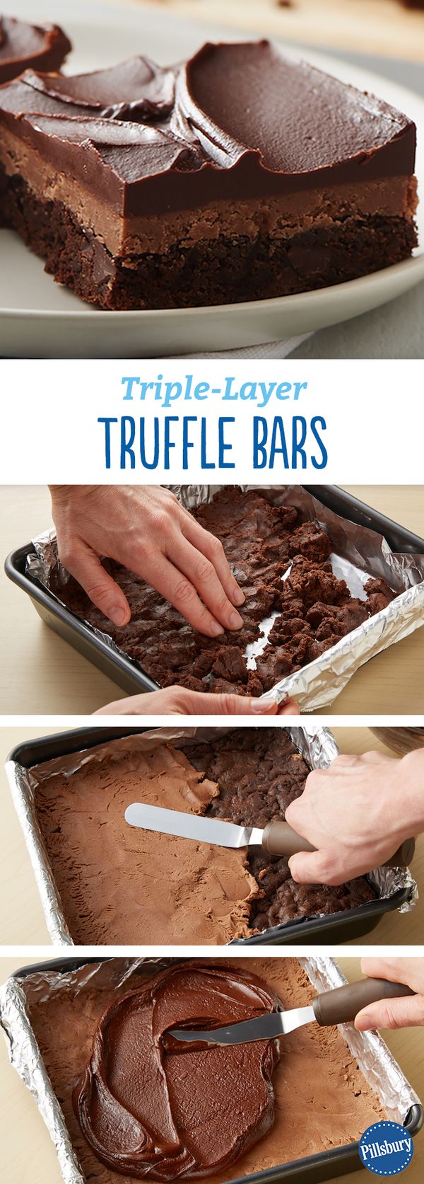 Triple-Layer Truffle Bars