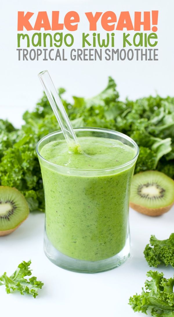 Tropical Mango Kale Smoothie