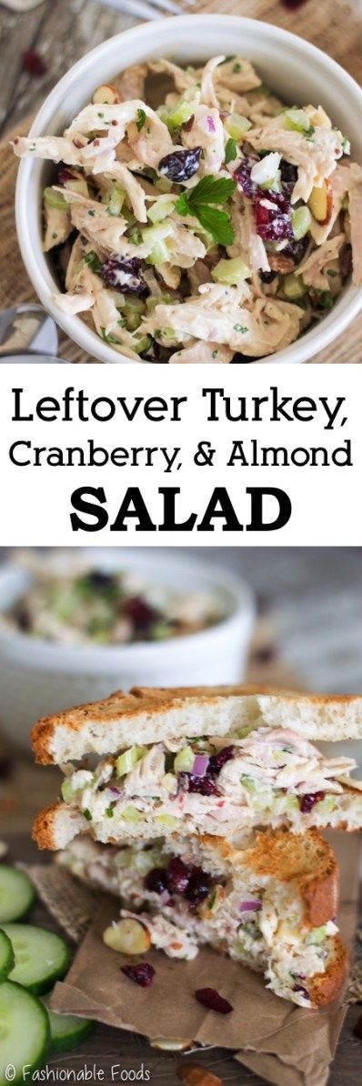 Turkey, Cranberry, and Almond Salad