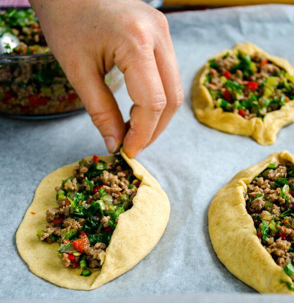 Turkish Pide with Ground Beef