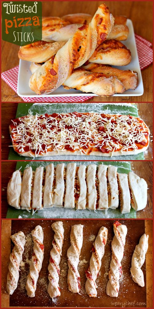 Twisted Pizza Breadsticks