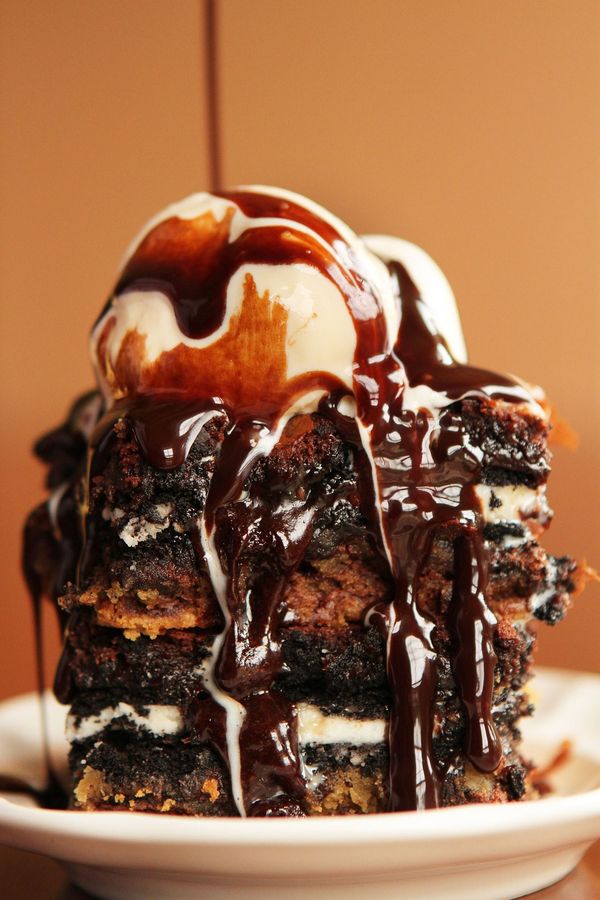 Ultimate Chocolate Chip Cookie n' Oreo Fudge Brownie Bar