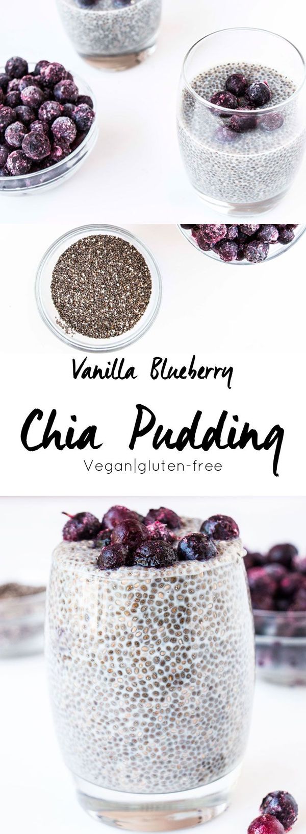 Vanilla Blueberry Chia Pudding