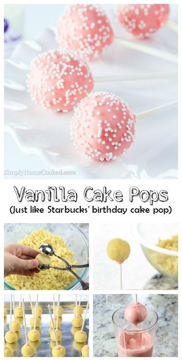 Vanilla Cake Pops