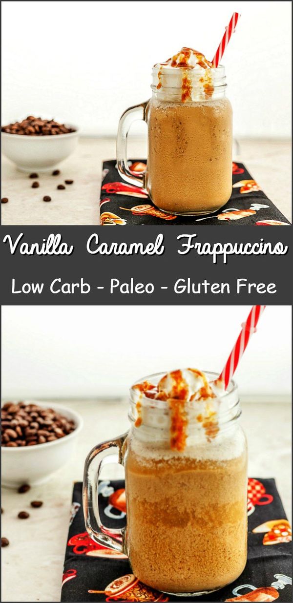 Vanilla Caramel Frappuccino Low Carb