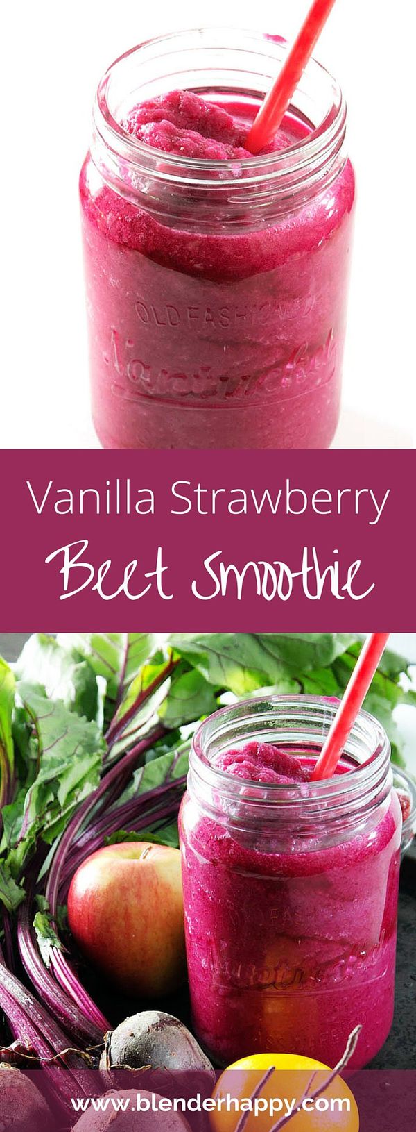 Vanilla Strawberry Beet Smoothie