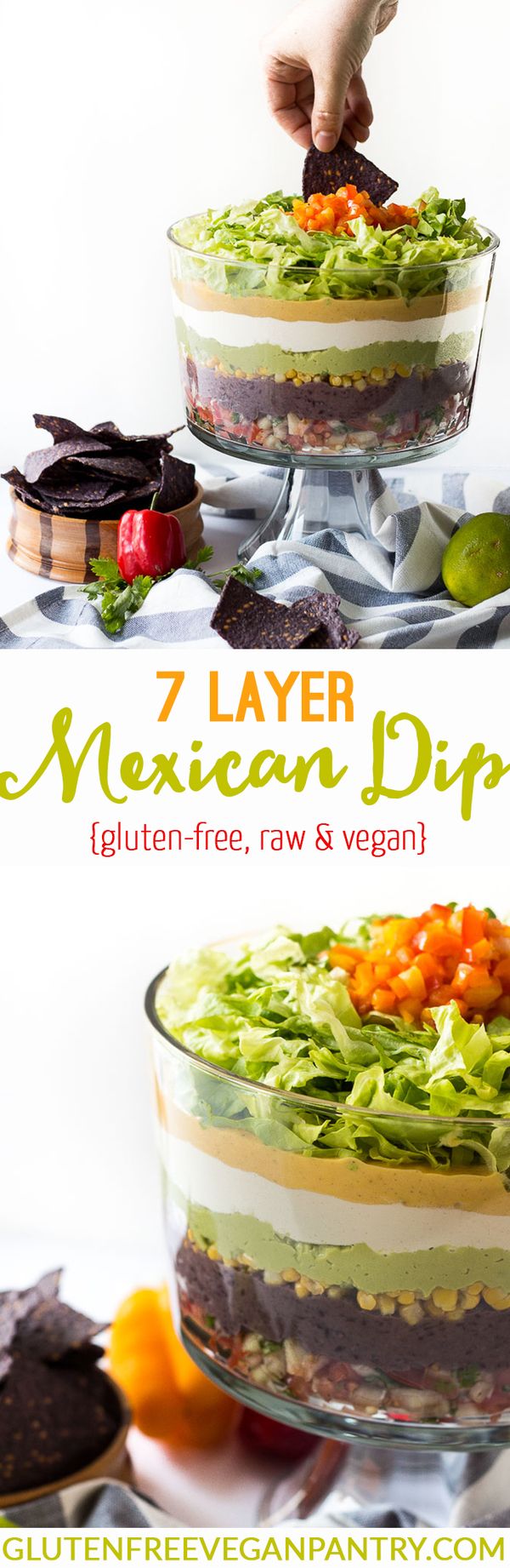 Vegan 7-Layer Mexican Dip