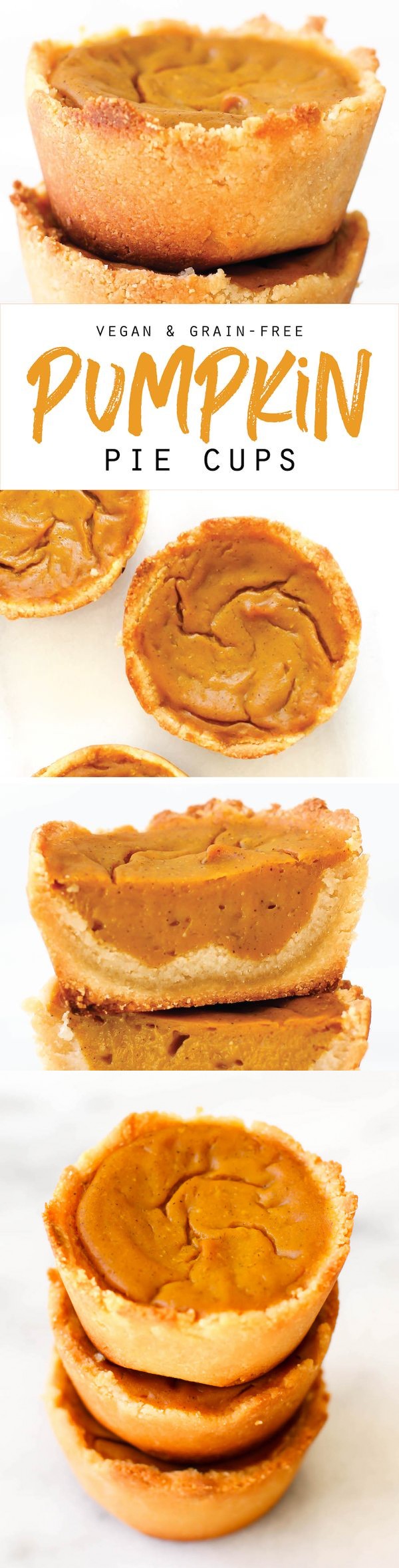 Vegan & Grain-Free Pumpkin Pie Cups