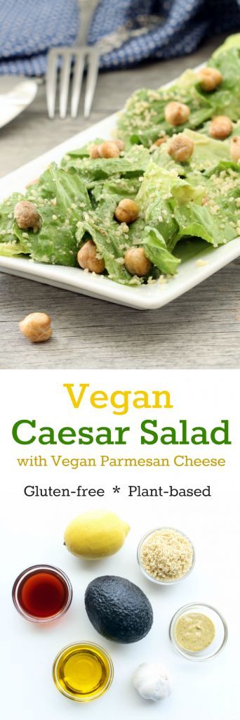 Vegan Caesar Salad (Gluten-free, Plant-based