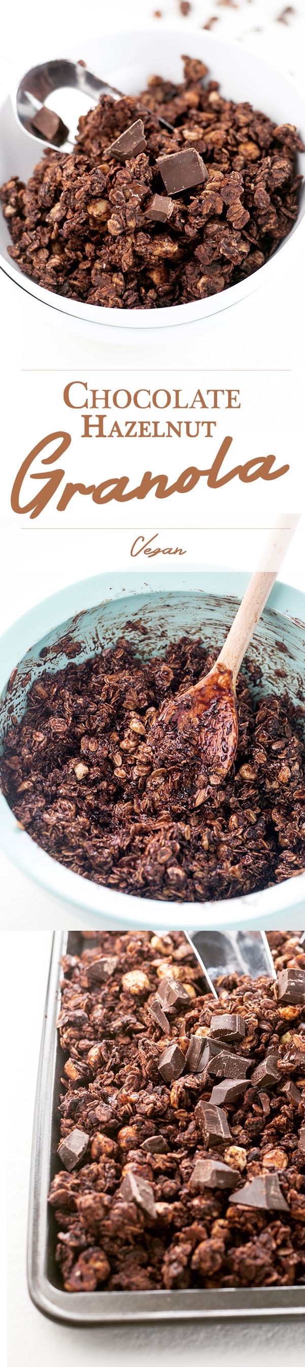 Vegan Chocolate Hazelnut Granola