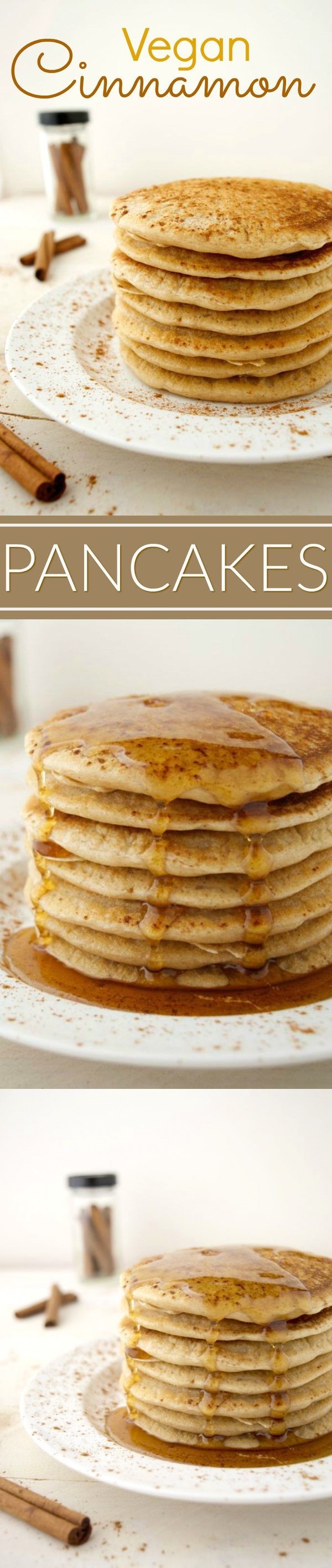 Vegan Cinnamon Pancakes