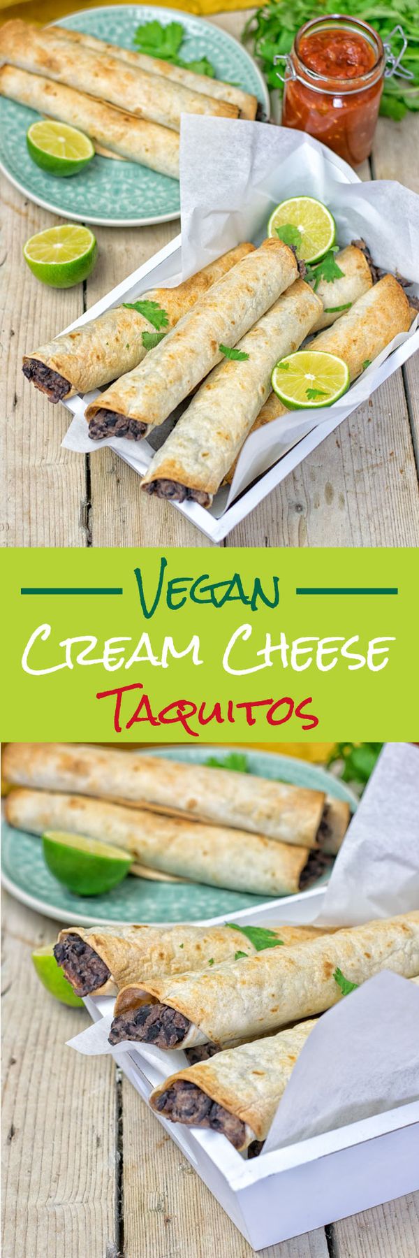 Vegan Cream Cheese Taquitos