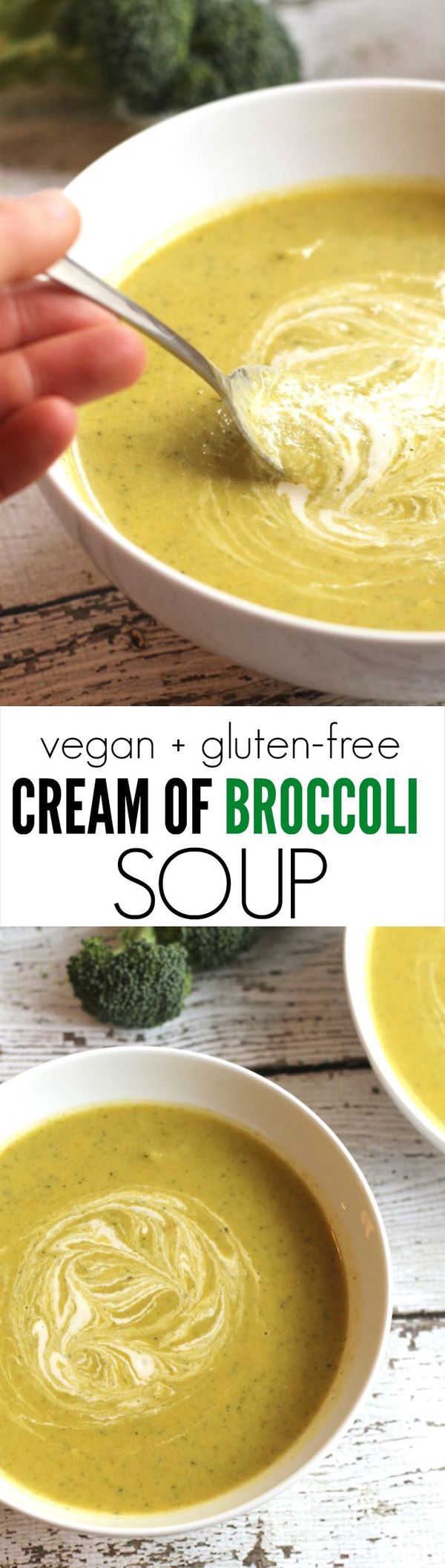 Vegan Cream of Broccoli Soup