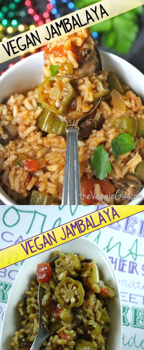 Vegan crockpot jambalaya