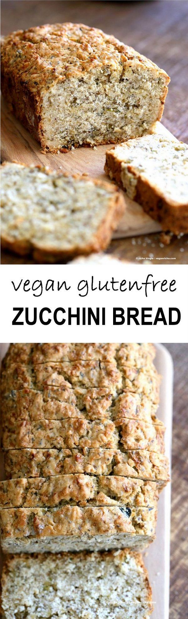 Vegan Gluten free Zucchini Bread