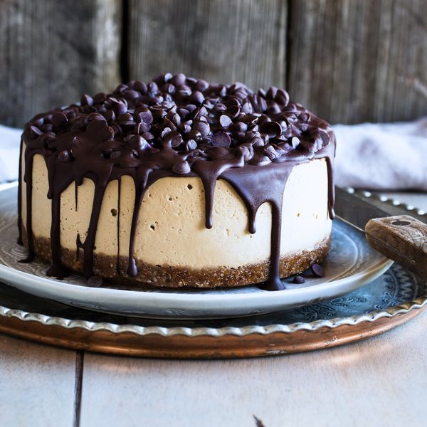 Vegan Mocha Chocolate Cheesecake