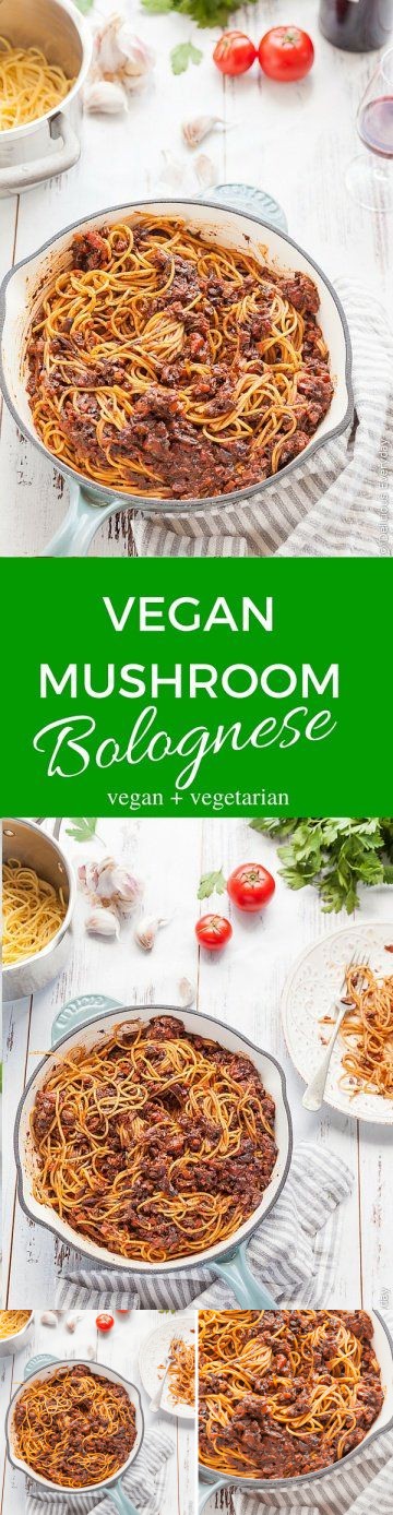 Vegan Mushroom Bolognese