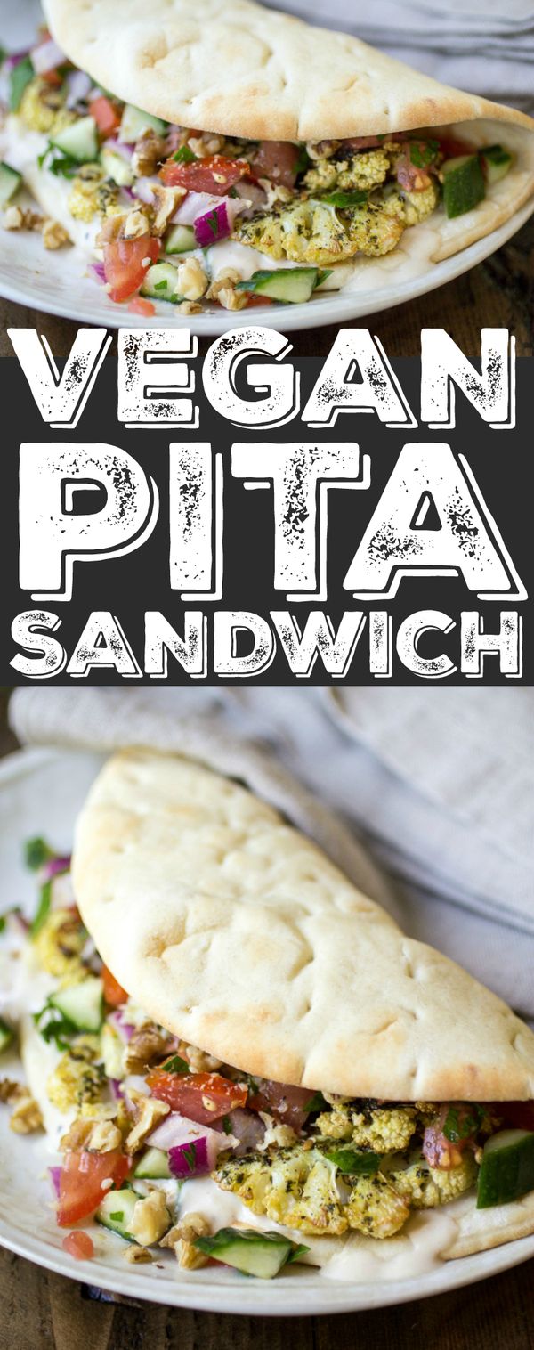 Vegan Pita Sandwiches