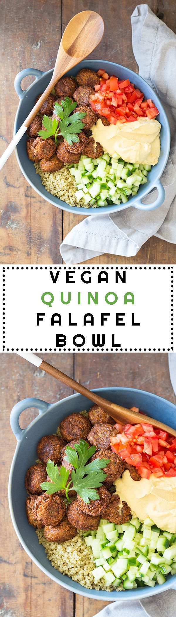 Vegan Quinoa Falafel Bowl