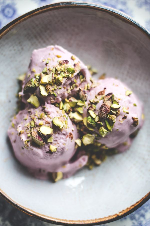 Vegan Raspberry Coconut Milk Ice Cream