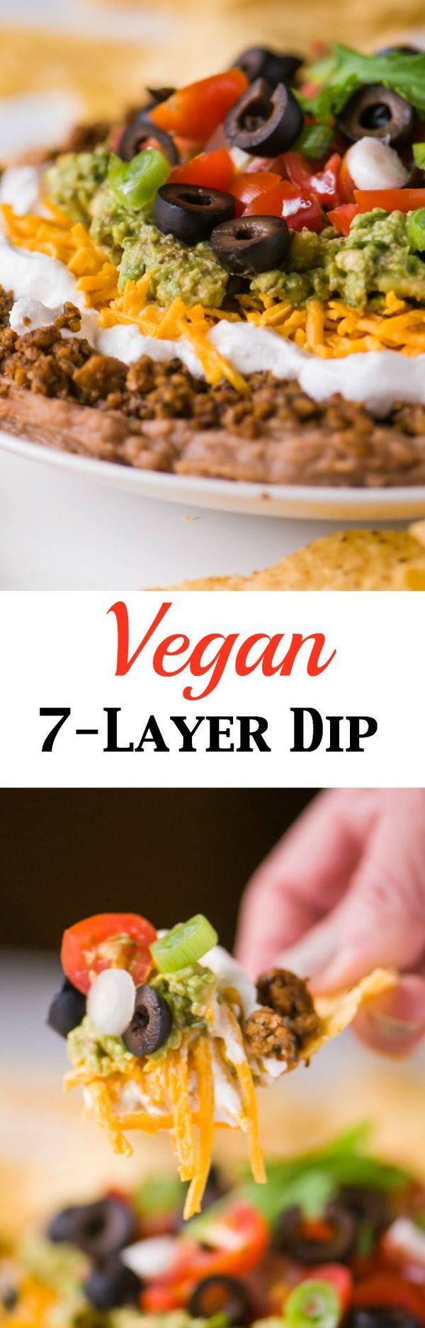 Vegan Seven-Layer Mexican Dip