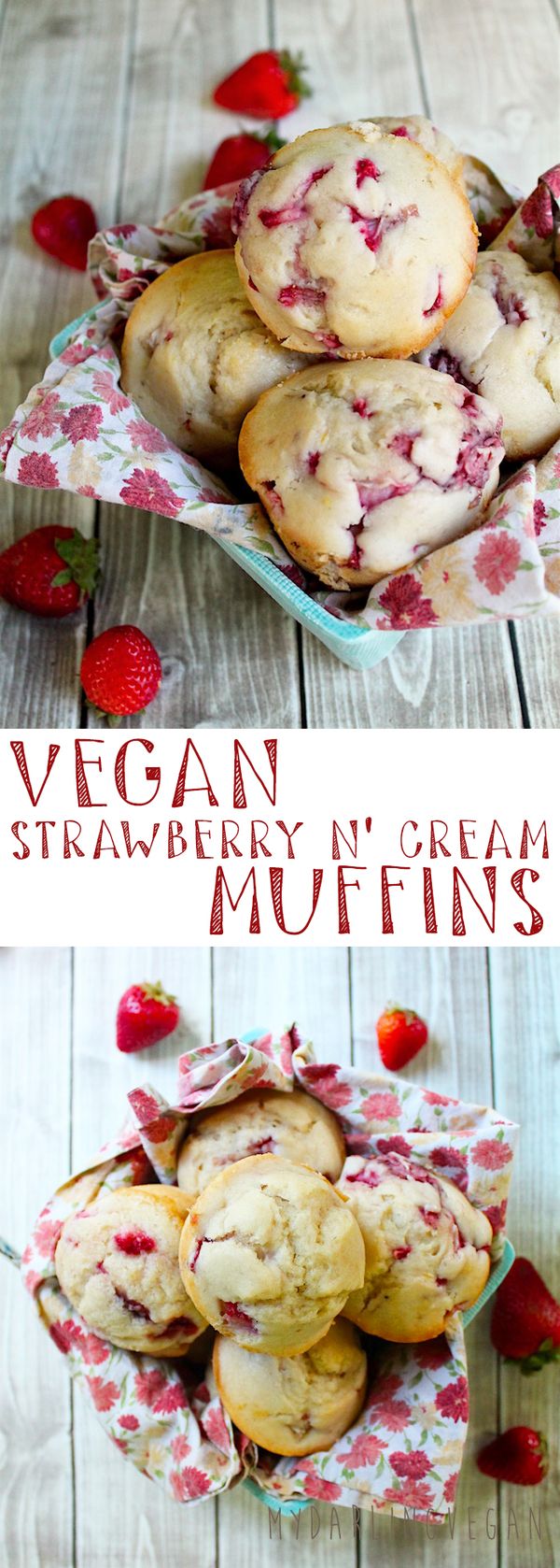 Vegan Strawberry Muffins