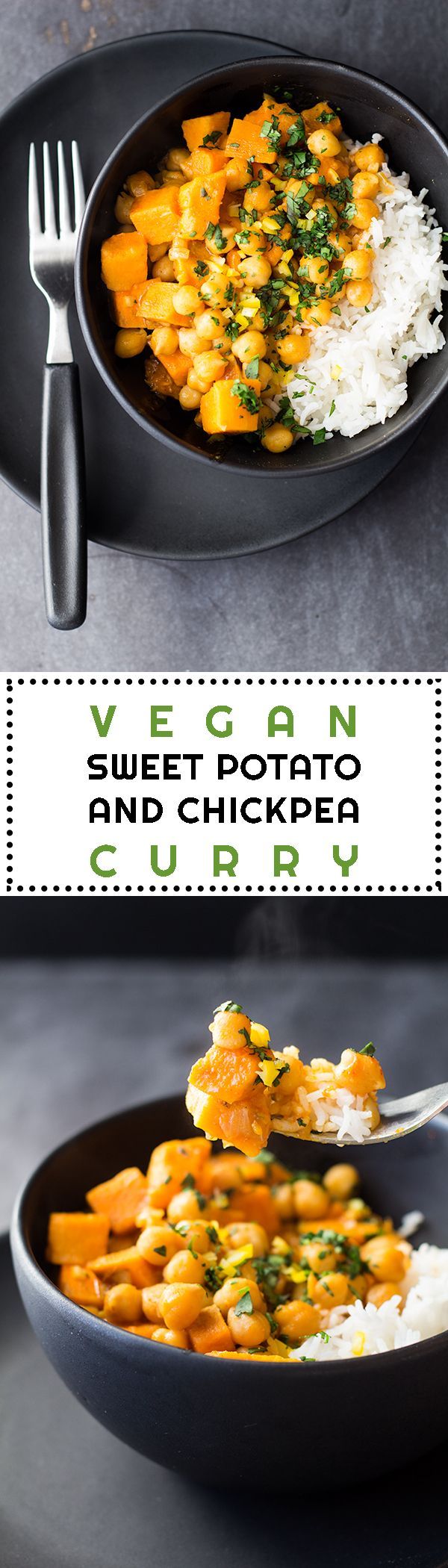 Vegan Sweet Potato and Chickpea Curry