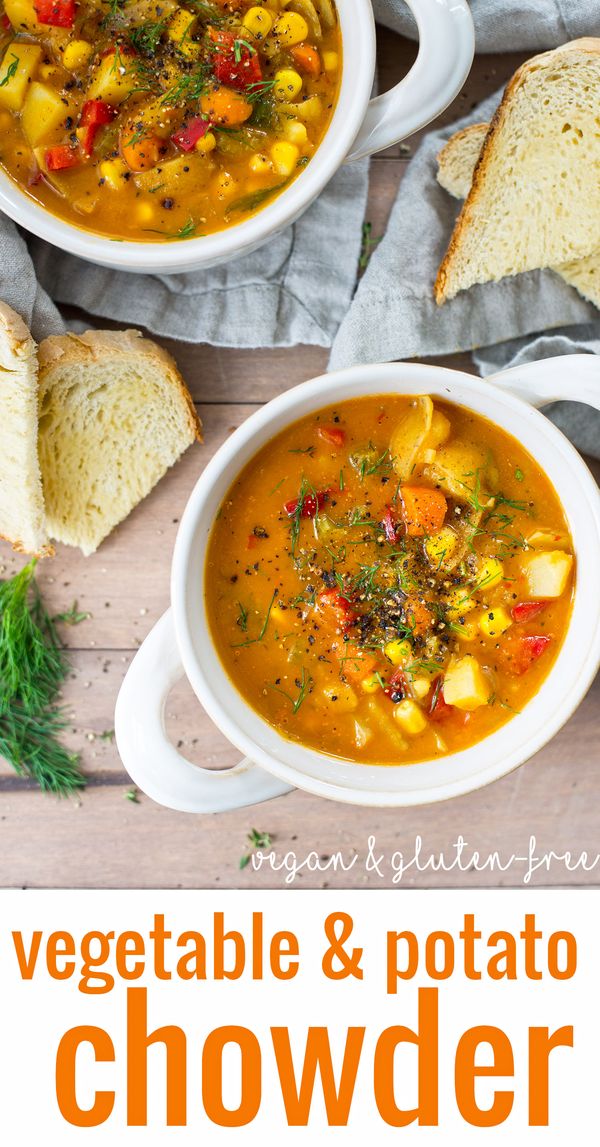 Vegan Vegetable and Potato Chowder