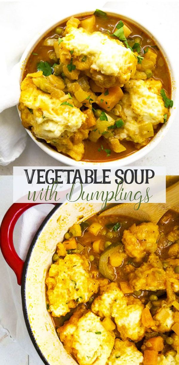 Vegetable Soup and Dumplings