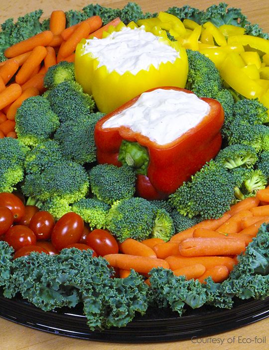 Vegetable Turkey on the Round Platter