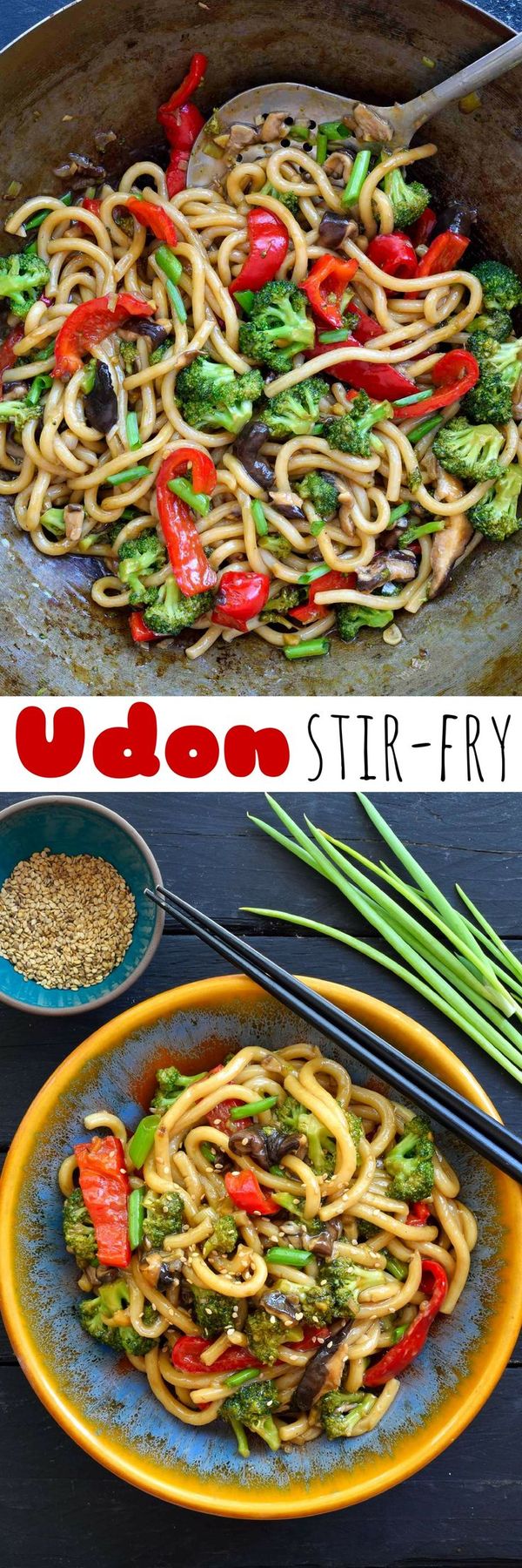 Vegetable Udon Stir Fry