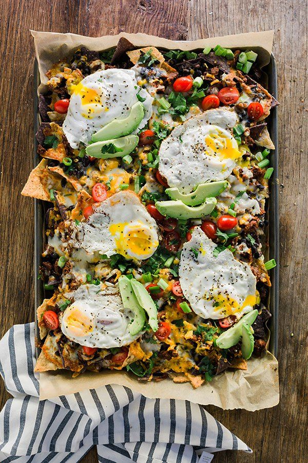 Vegetarian Breakfast Nachos