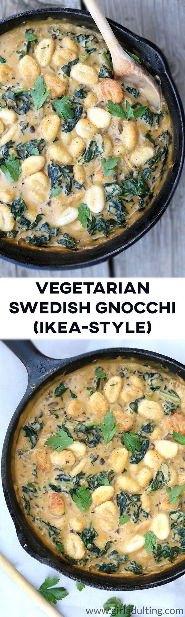 Vegetarian Swedish Gnocchi (IKEA-style