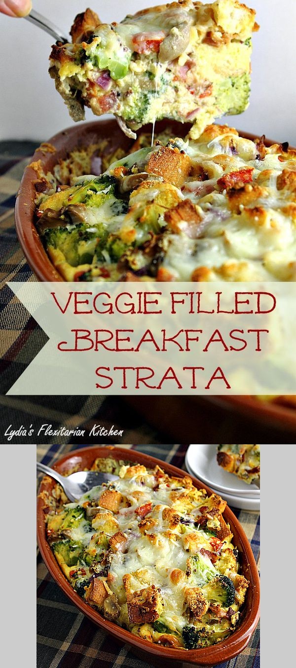 Veggie Filled Breakfast Strata