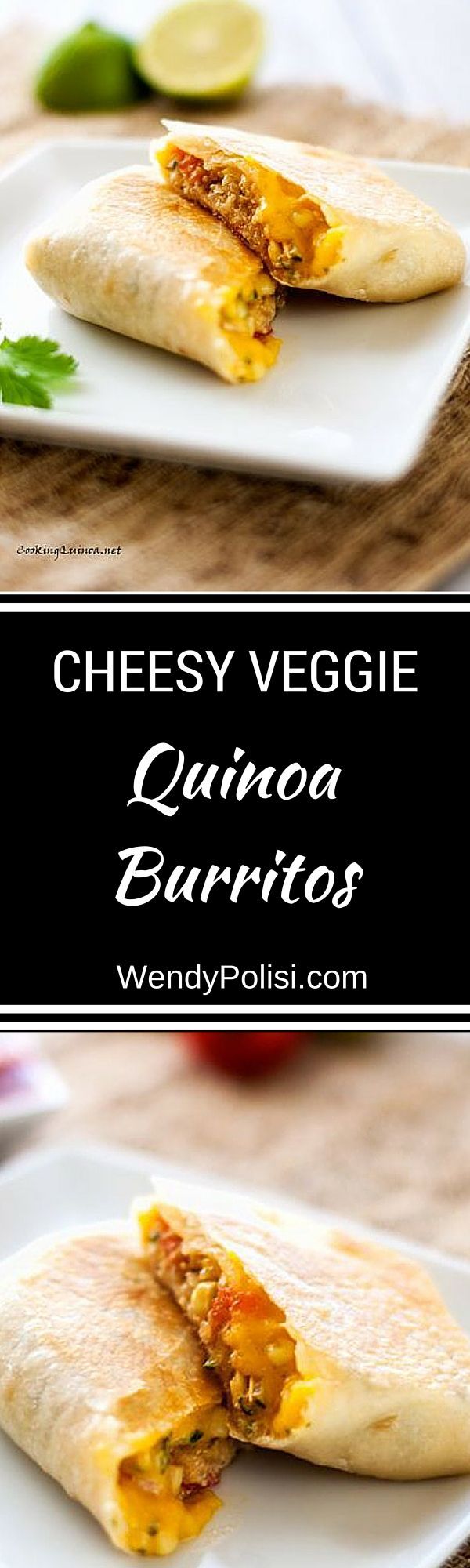 Veggie Quinoa Burritos