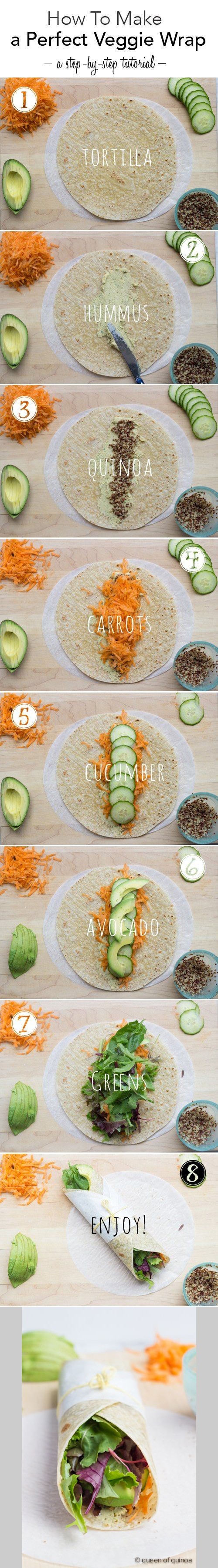 Veggie Wraps with Quinoa