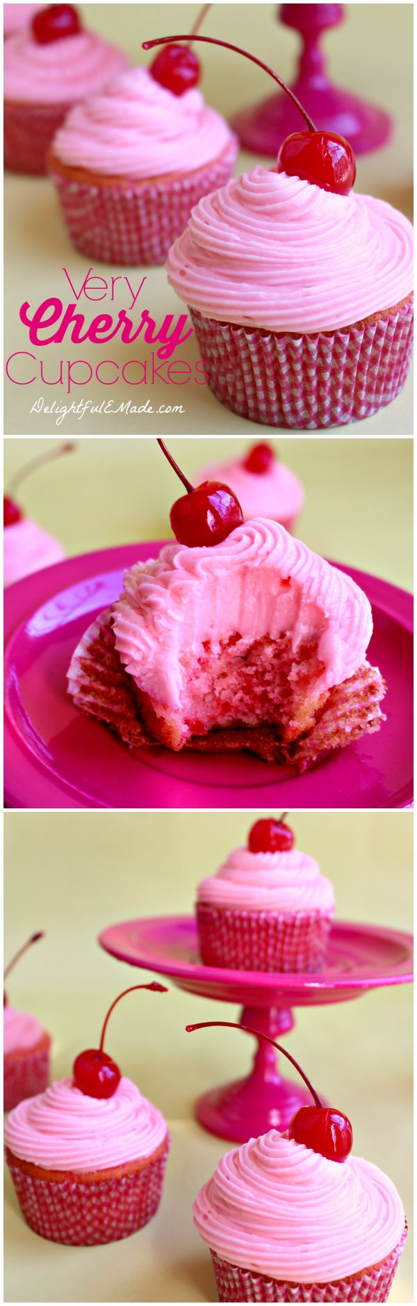 Very Cherry Cupcakes