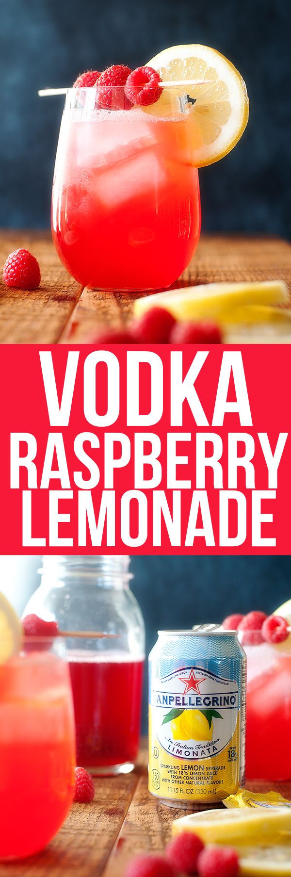 Vodka raspberry lemonade