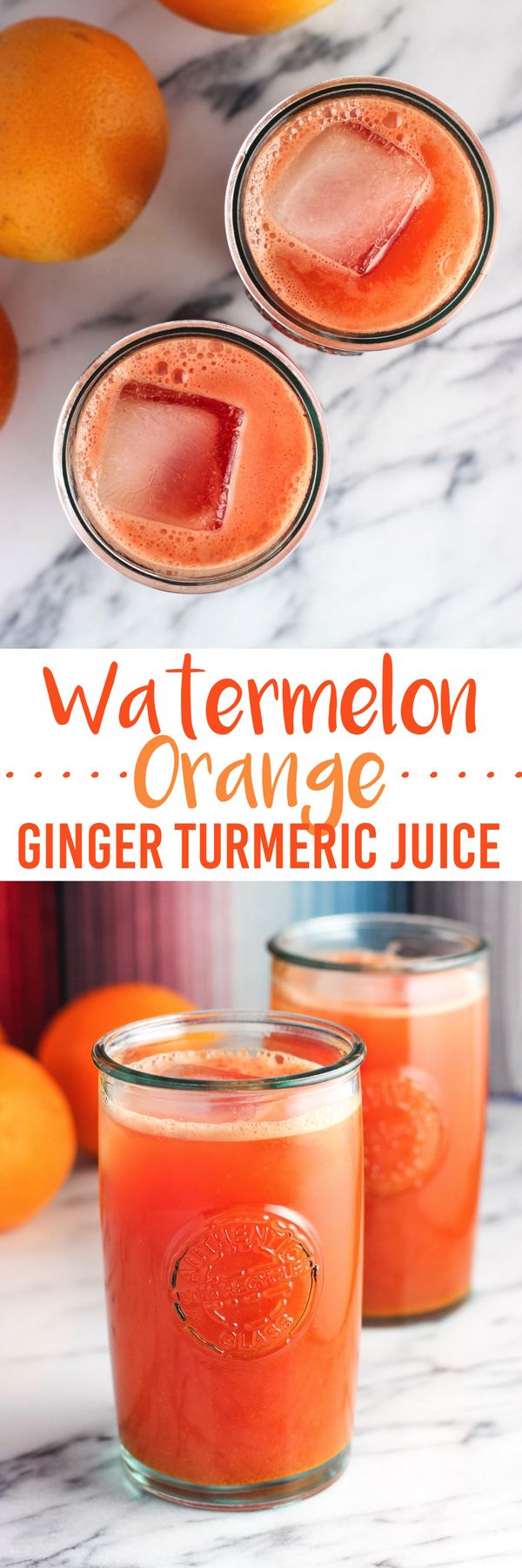 Watermelon Orange Ginger Turmeric Juice