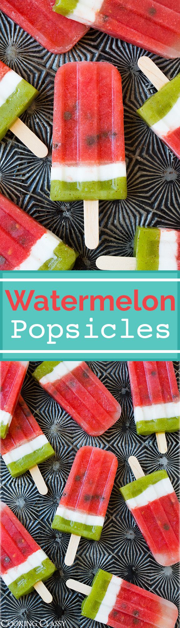 Watermelon Popsicles