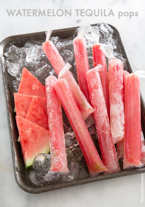 Watermelon Tequila Pops