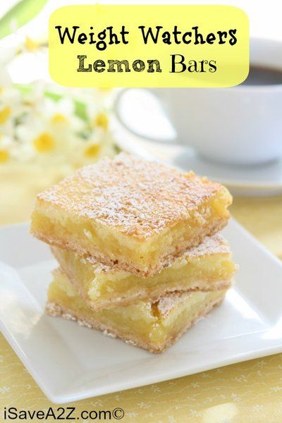 Weight Watchers Lemon Bars (3 pts.