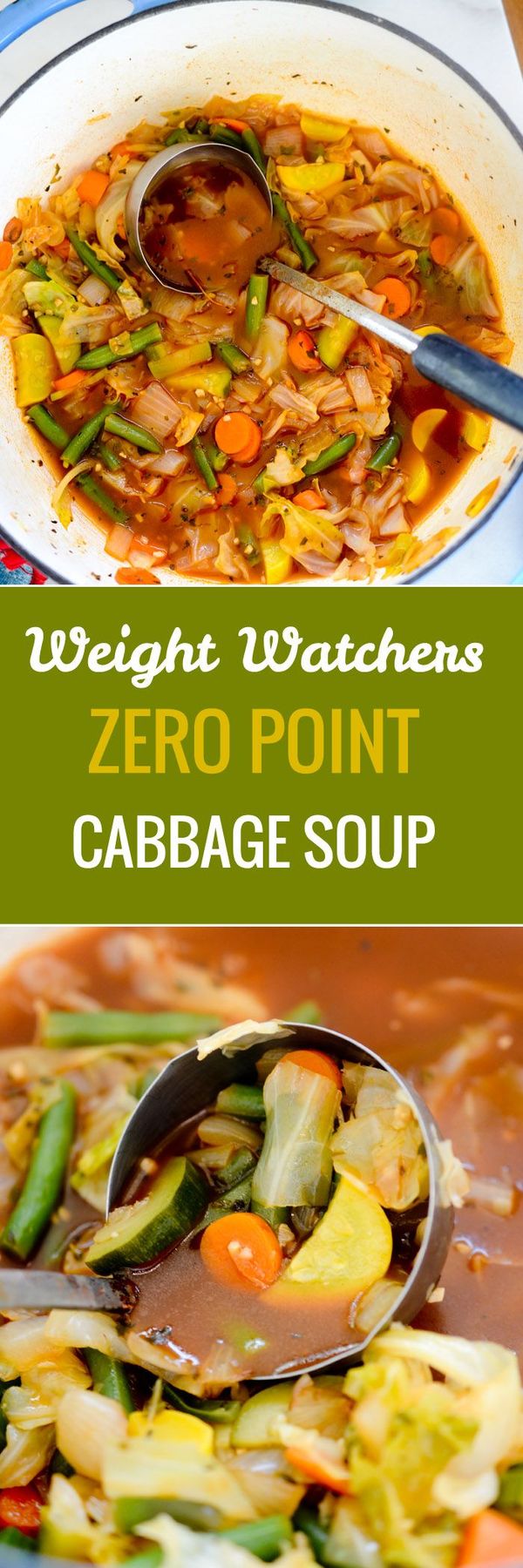 Weight Watchers Zero Point Cabbage Soup