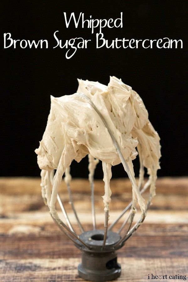 Whipped Brown Sugar Buttercream