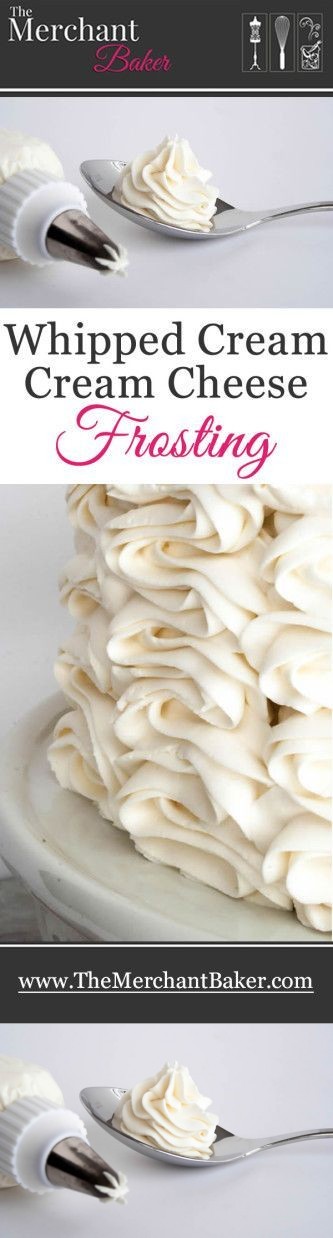 Whipped Cream Cream Cheese Frosting