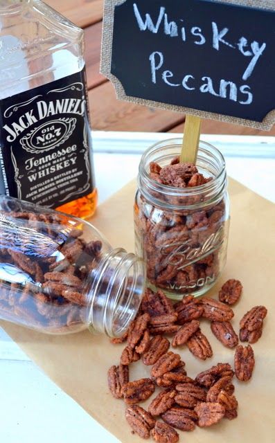 Whiskey Praline Pecans