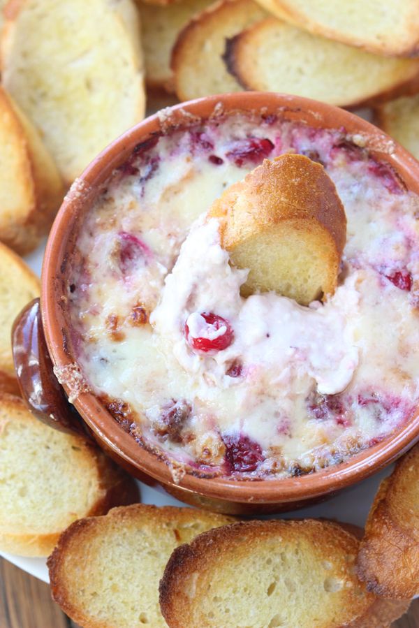 White Cheddar and Cranberry Dip