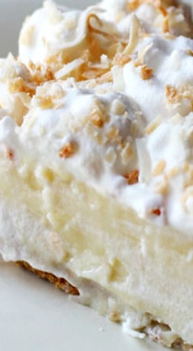 White Chocolate Coconut Cream Pie