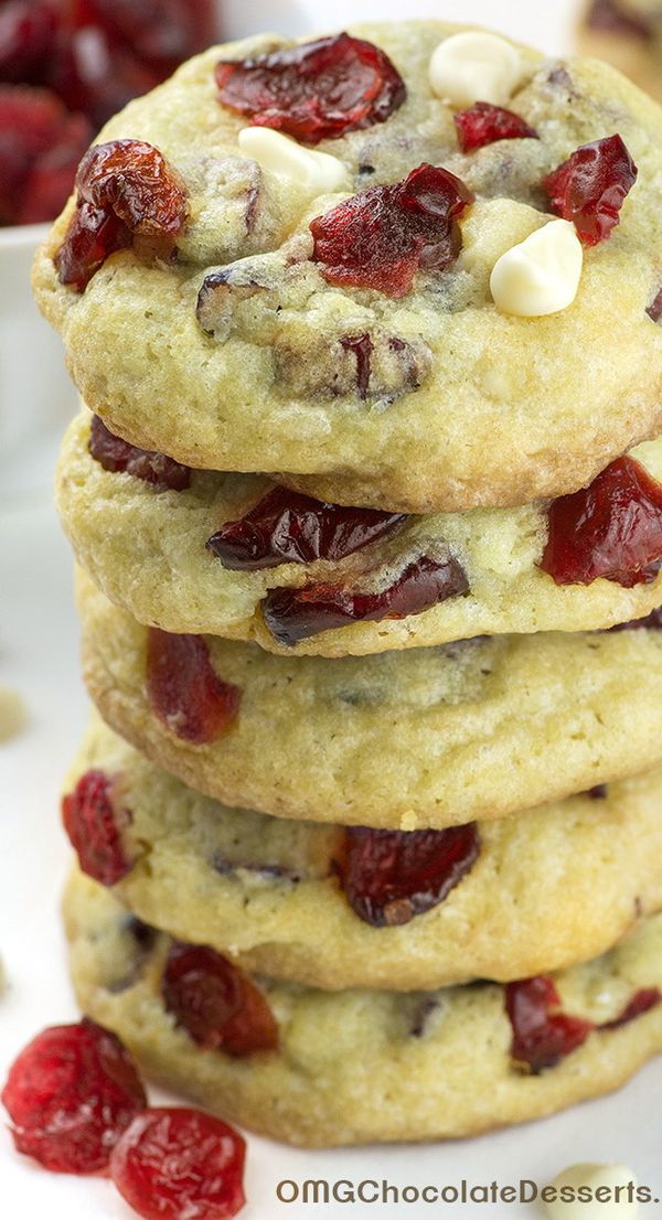 White Chocolate Cranberry Cookies