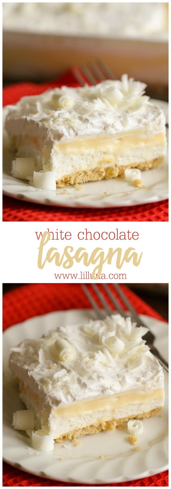 White Chocolate Lasagna